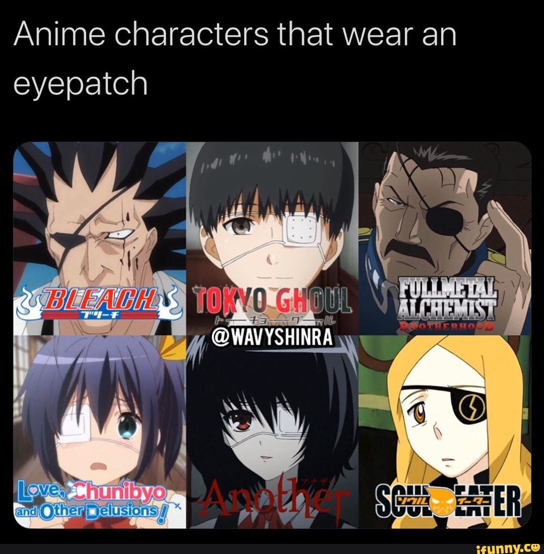 15 Anime Characters With Bad Ass Eye Patches  Recommend Me Anime