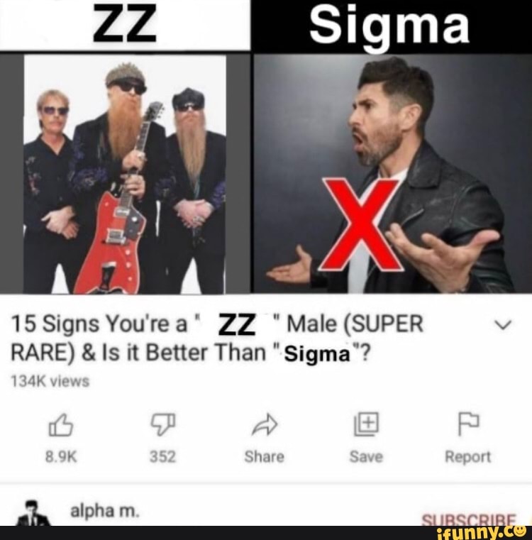 15 Signs You'rea" ZZ "Male (SUPER v RARE) & Is it Better Than "Sigma