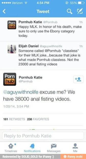 Pornhub Katie porno Happy MLK. In honor of his death, make sure to only use  the Ebony category ON AS Someone called GPornhub \