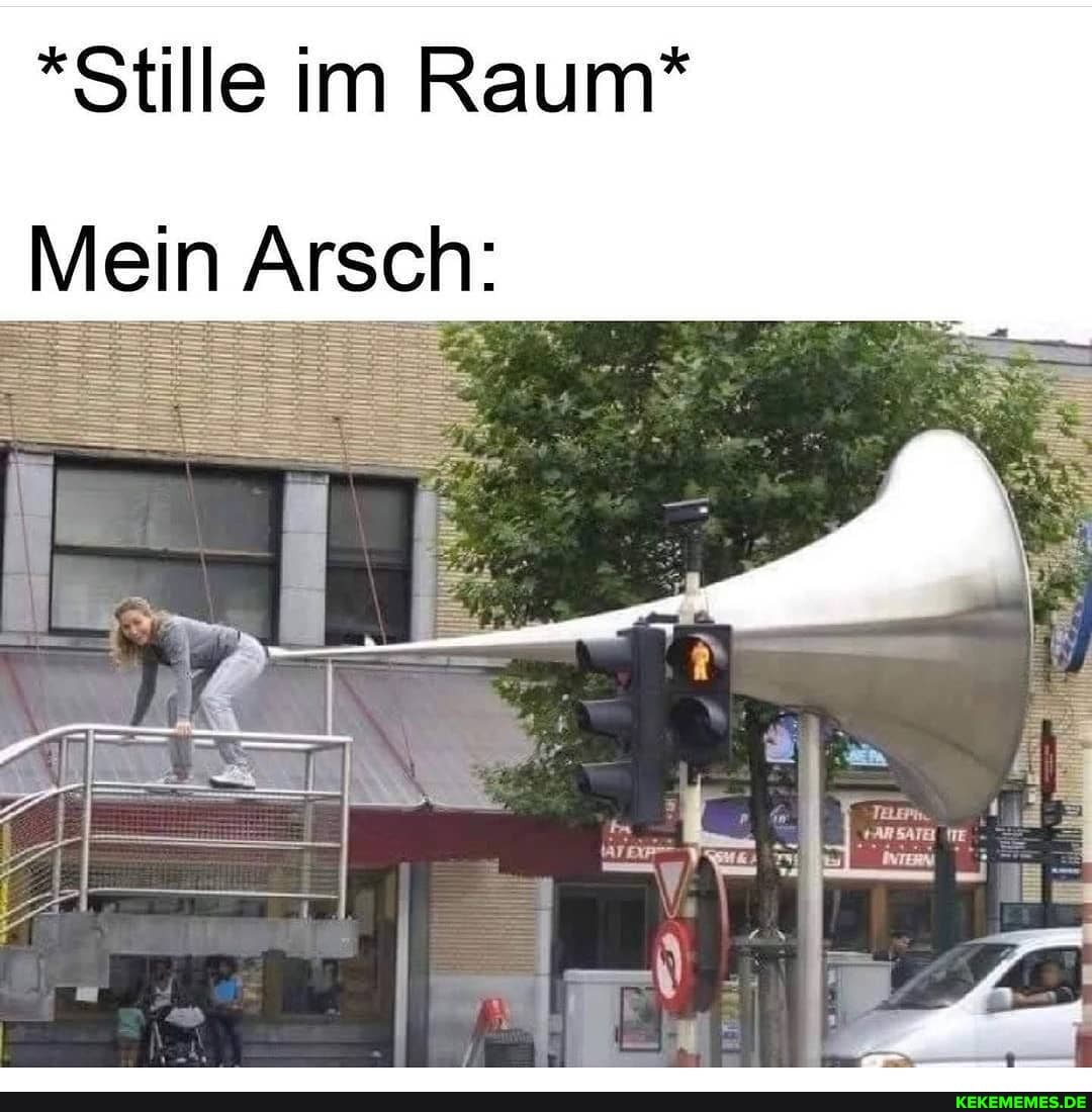 *Stille im Raum*
Mein Arsch: