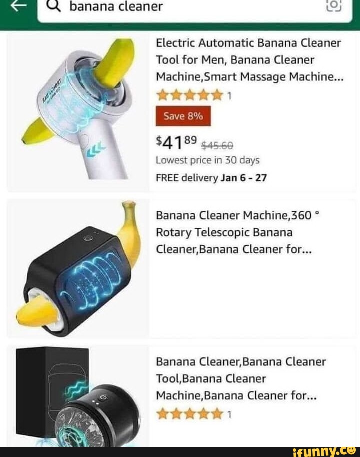 Banana cleaner Electric Automatic Banana Cleaner Tool for Men, Banana
