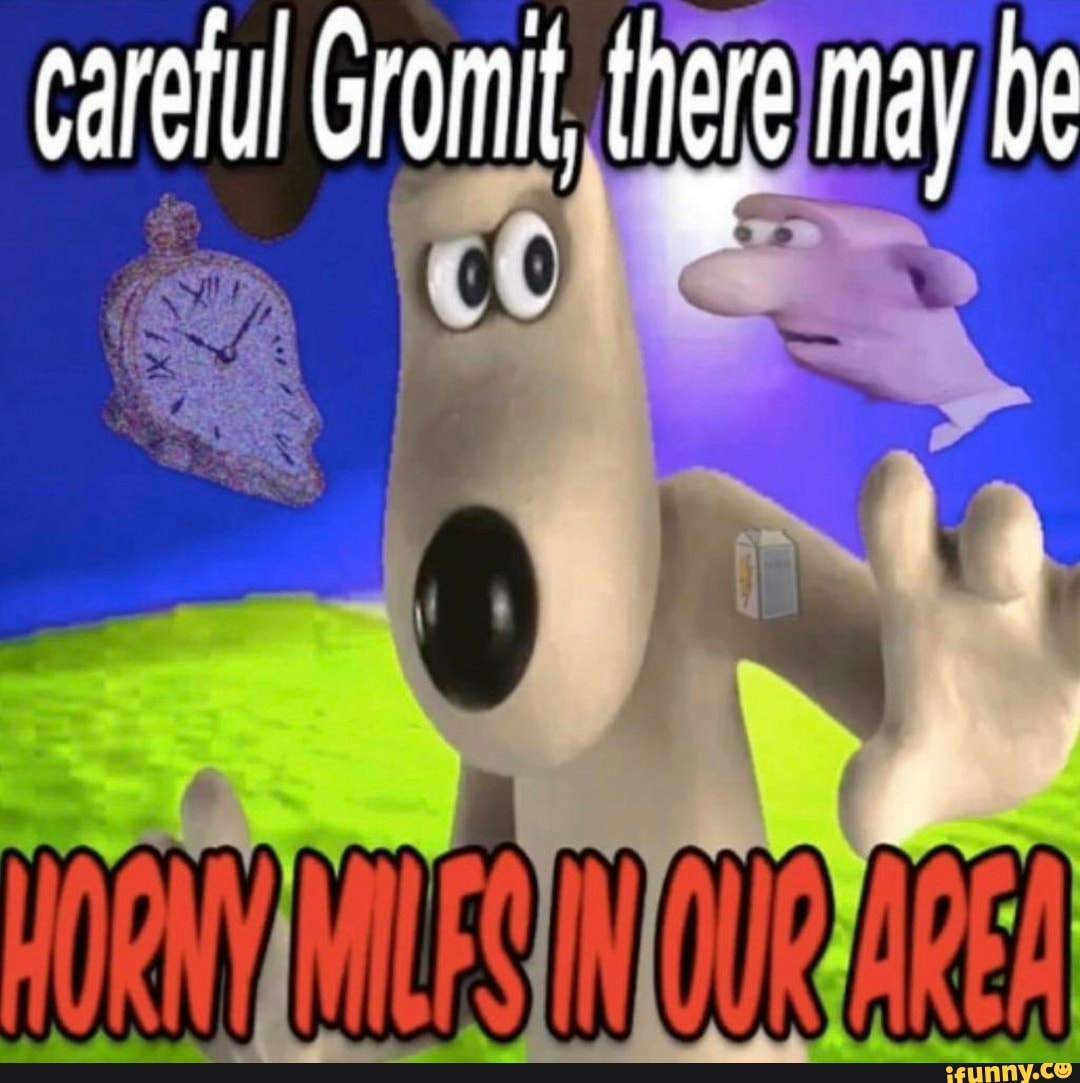 careful Gromit, here be