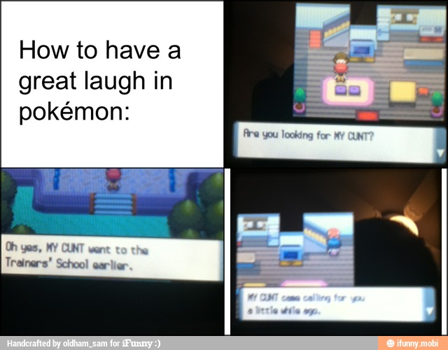 How to have a
great laugh in
pokémon:
