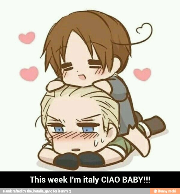 This week I'm italy CIAO BABY!!!