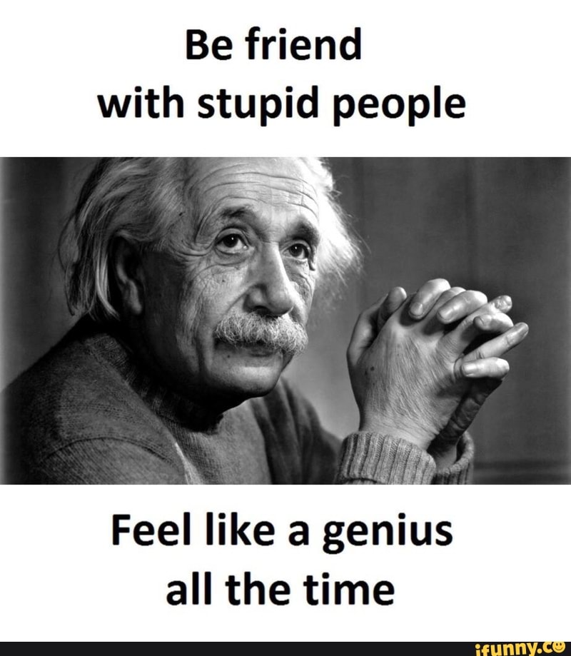 Stupid people be like
