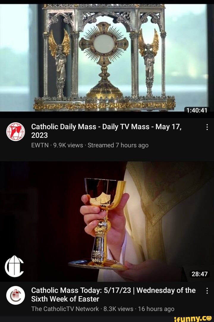 Catholic Daily Mass Daily TV Mass May 17, 2023 EWTN 9.9K views