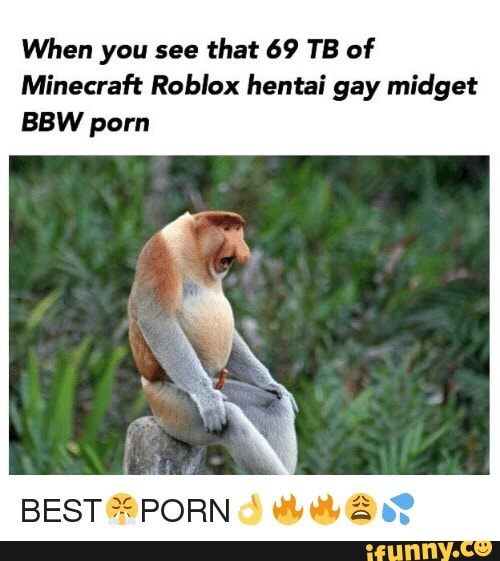 When You See That 69 Tb Of Minecraft Roblox Hentai Gay Midget Best ª ª Porn Ww A B Ifunny - gay world roblox