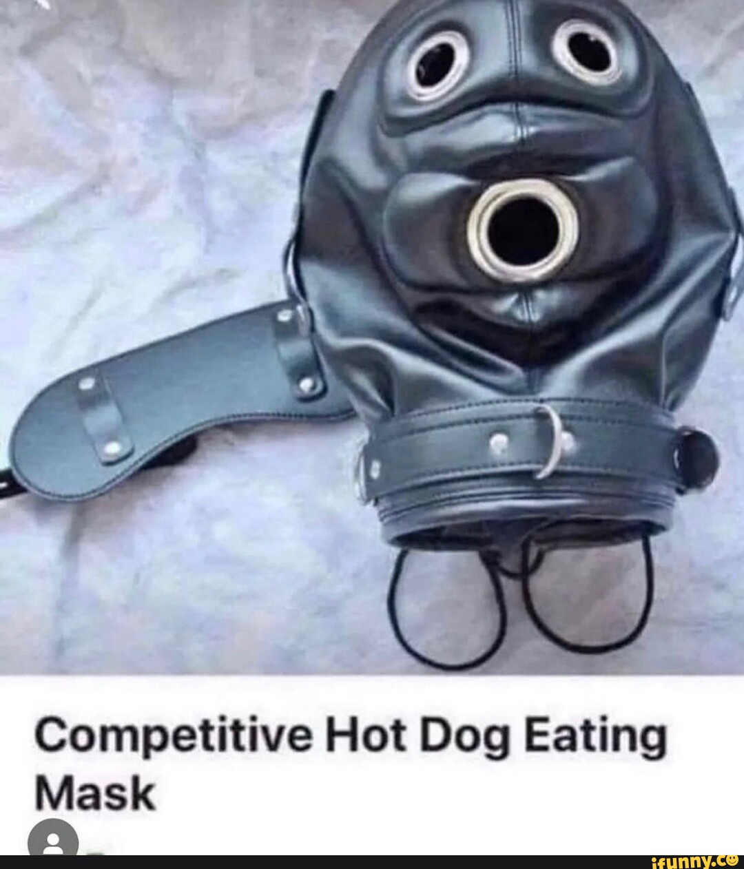 SS I I Competitive Hot Dog Eating Mask iFunny