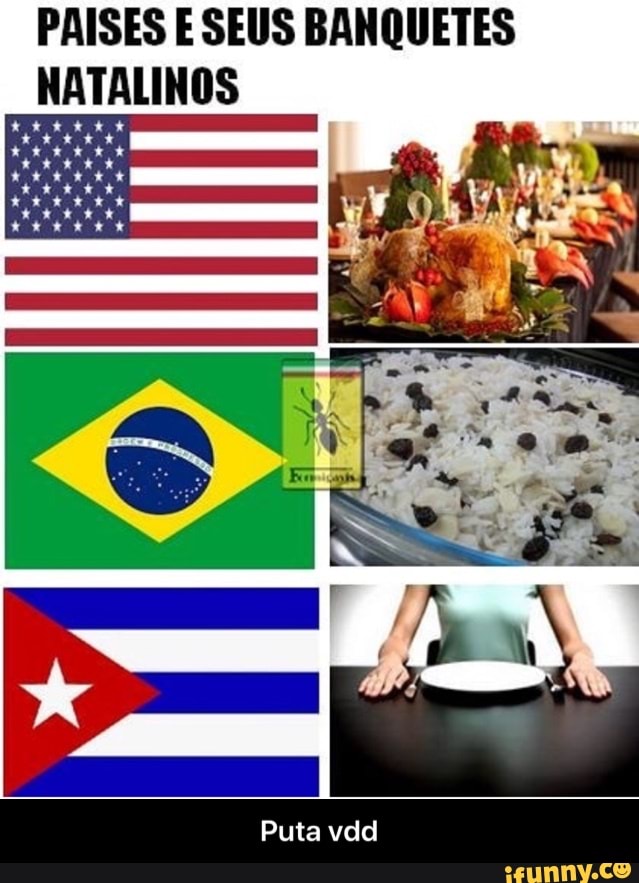 PAISES E SEUS BANQUETES
NATALINOS - Puta vdd