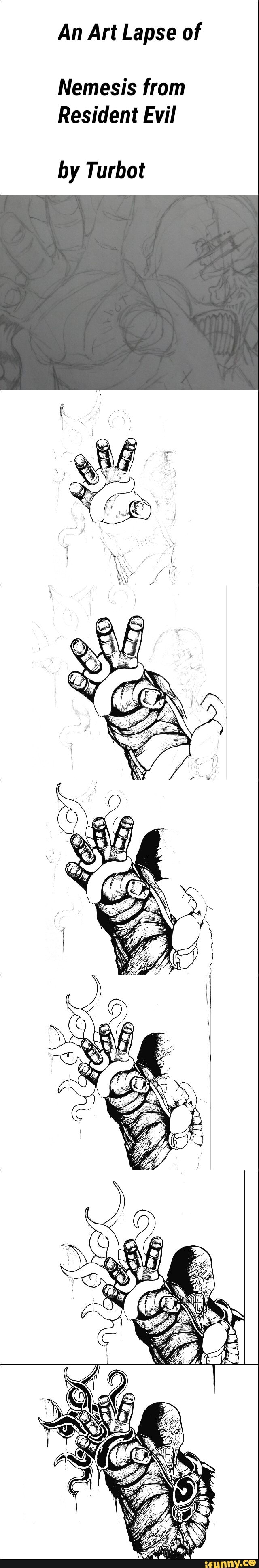 An Art Lapse of
Nemesis from
Resident Evil
by Turbot