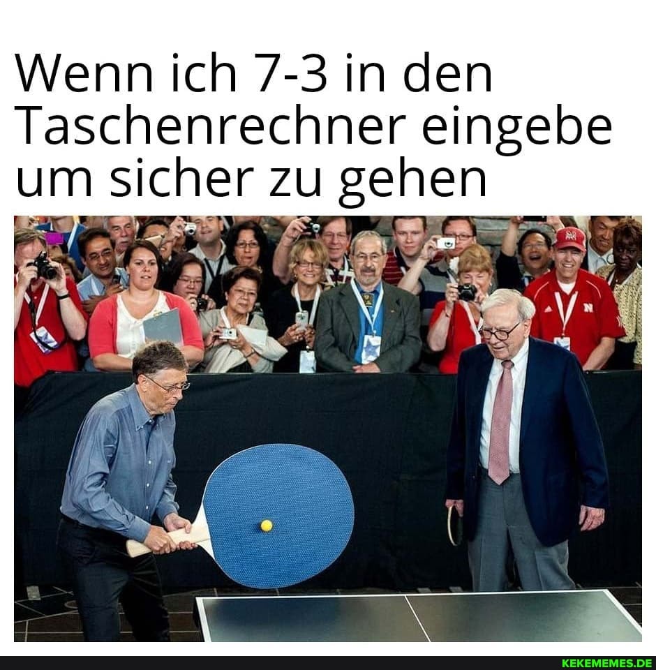 Wenn ich 7-3 in den
Taschenrechner eingebe um sicher zu gehen