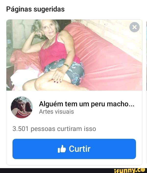 Páginas sugeridas
Alguém tem um peru macho...
3.501 pessoas curtiram isso