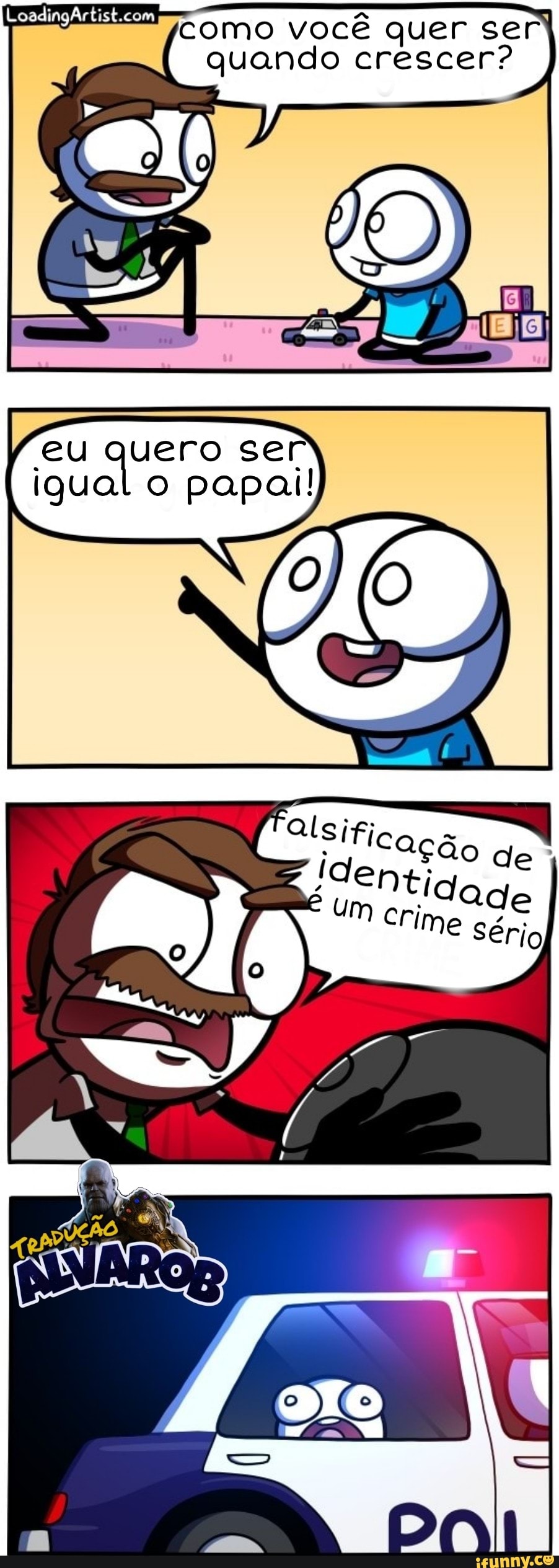 LoadingArtist.com
como
você quer ser
quando crescer?
eu
igual o papai!