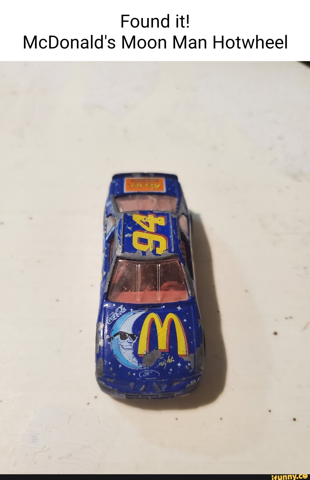 Found it! McDonald's Moon Man Hotwheel - iFunny