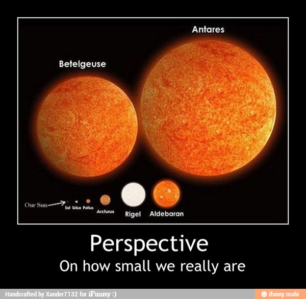 Perspective
On how small we really are - Perspective
On how small we really are