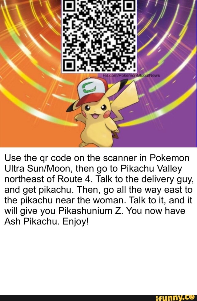 Use The Qr Code On The Scanner In Pokemon Ultra Sunmoon