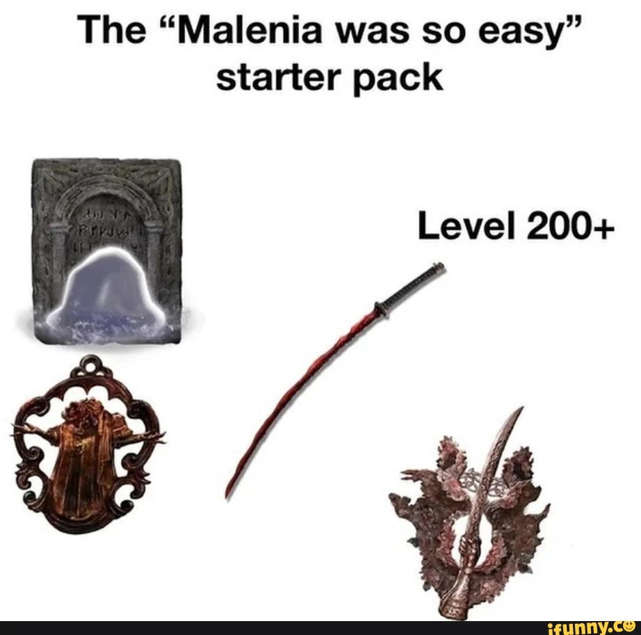 The "Malenia was so easy" starter pack Level 200+