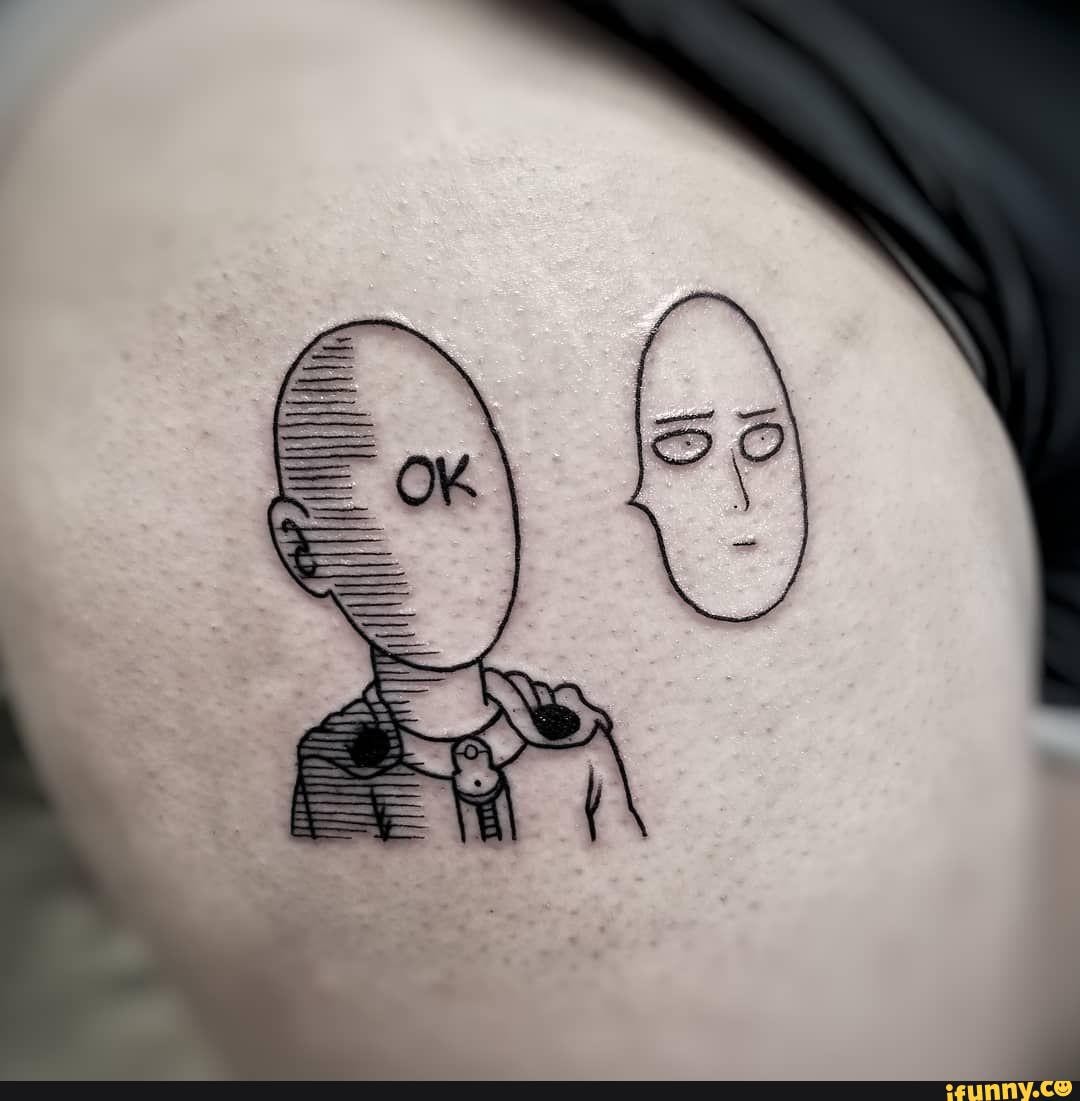 Saitamaby jcttattoo Visit gamerink for the best gamer tattoos To  submit your work use the tag animem  One piece tattoos Tattoo designs  men Pieces tattoo