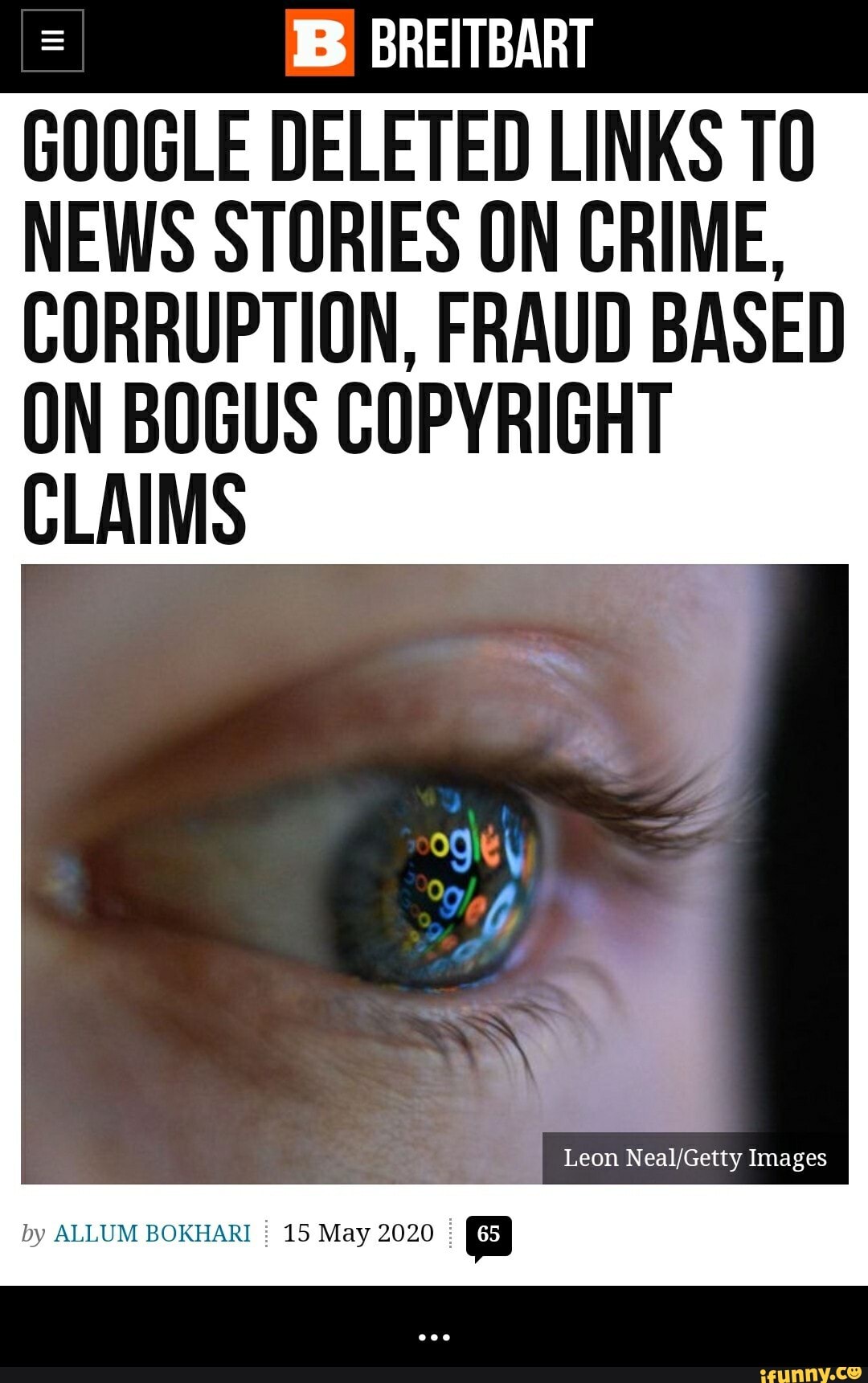 GOOGLE DELETED LINKS TO
NEWS STORIES ON CRIME,
CORRUPTION, FRAUD BASED
ON BOGUS COPYRIGHT
CLAIMS - ...