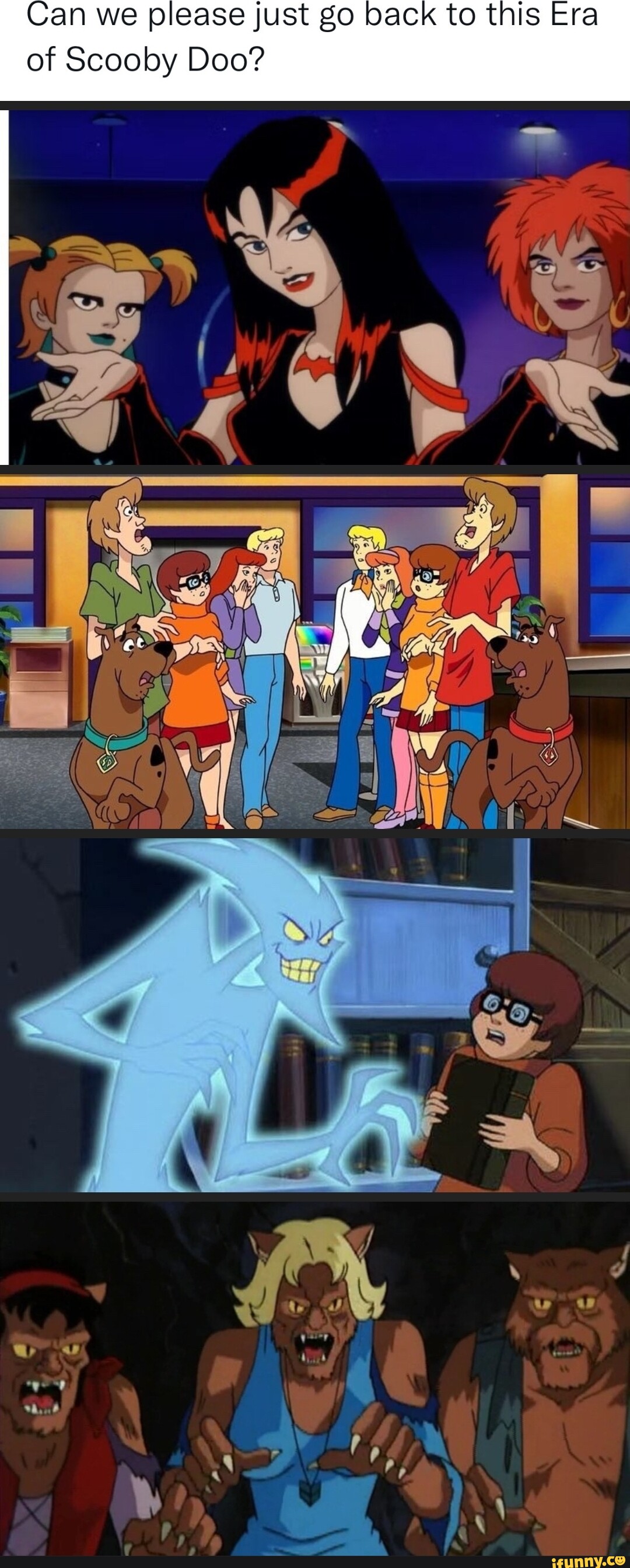 An we please just go back to this Era of Scooby Doo? I - iFunny