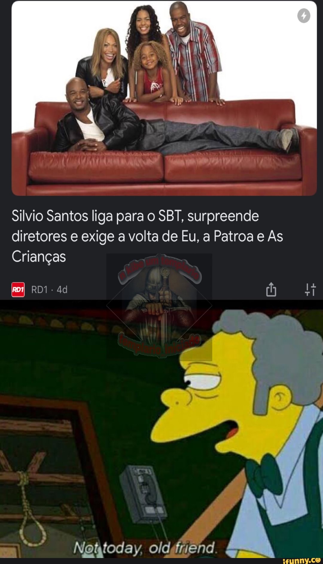 Silvio Santos liga para o SBT, surpreende diretores e exige a volta de Eu, a Patroa e As
Crianças
Notitoday, old