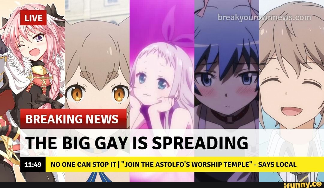 the big gay meme anime