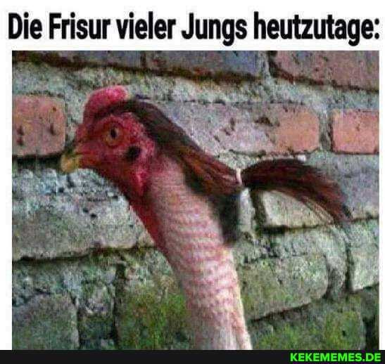 Die Frisur vieler Jungs heutzutage: