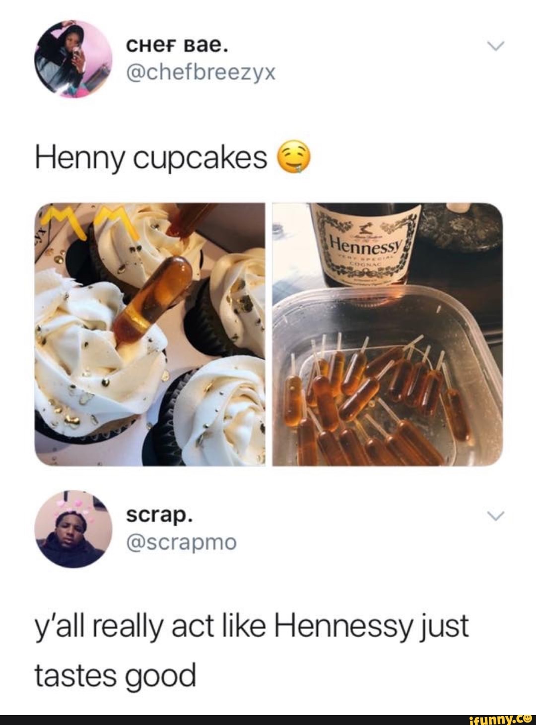 Hennessy Flavored Cupcake Recipe Dandk Organizer