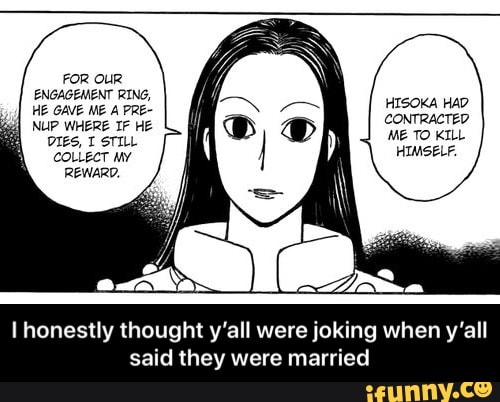 they were married
I honestly thought y'all were joking when y'all
said - I honestly thought y’all were joking when y’all said they were married