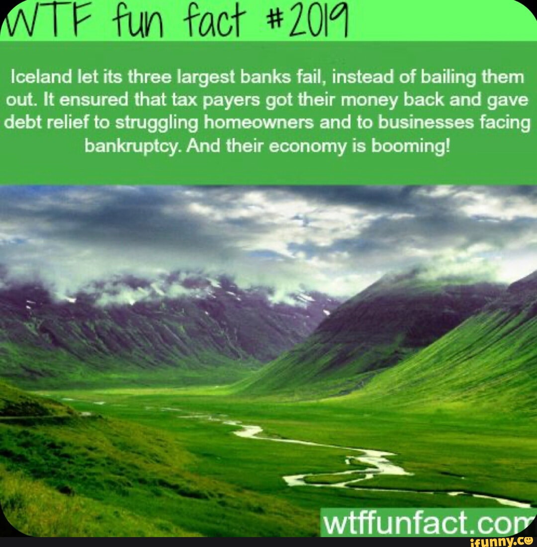 (MG Iceland let its three largest banks fail, instead of bailing them