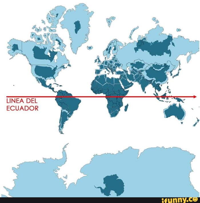 LINEA DEL ECUADOR - iFunny