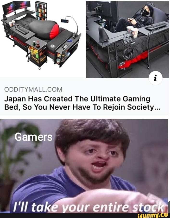 Japan Has Created The Ultimate Gaming Bed, So You Never Have To Rejoin