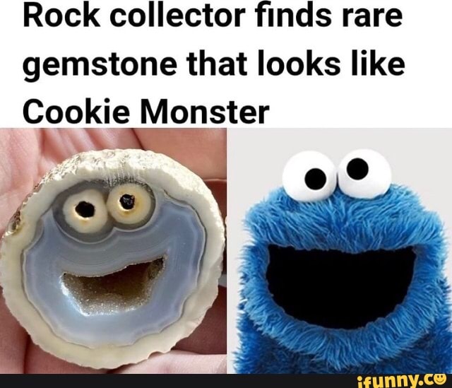 Break your teeth on that cookie Rock collector finds rare gemstone