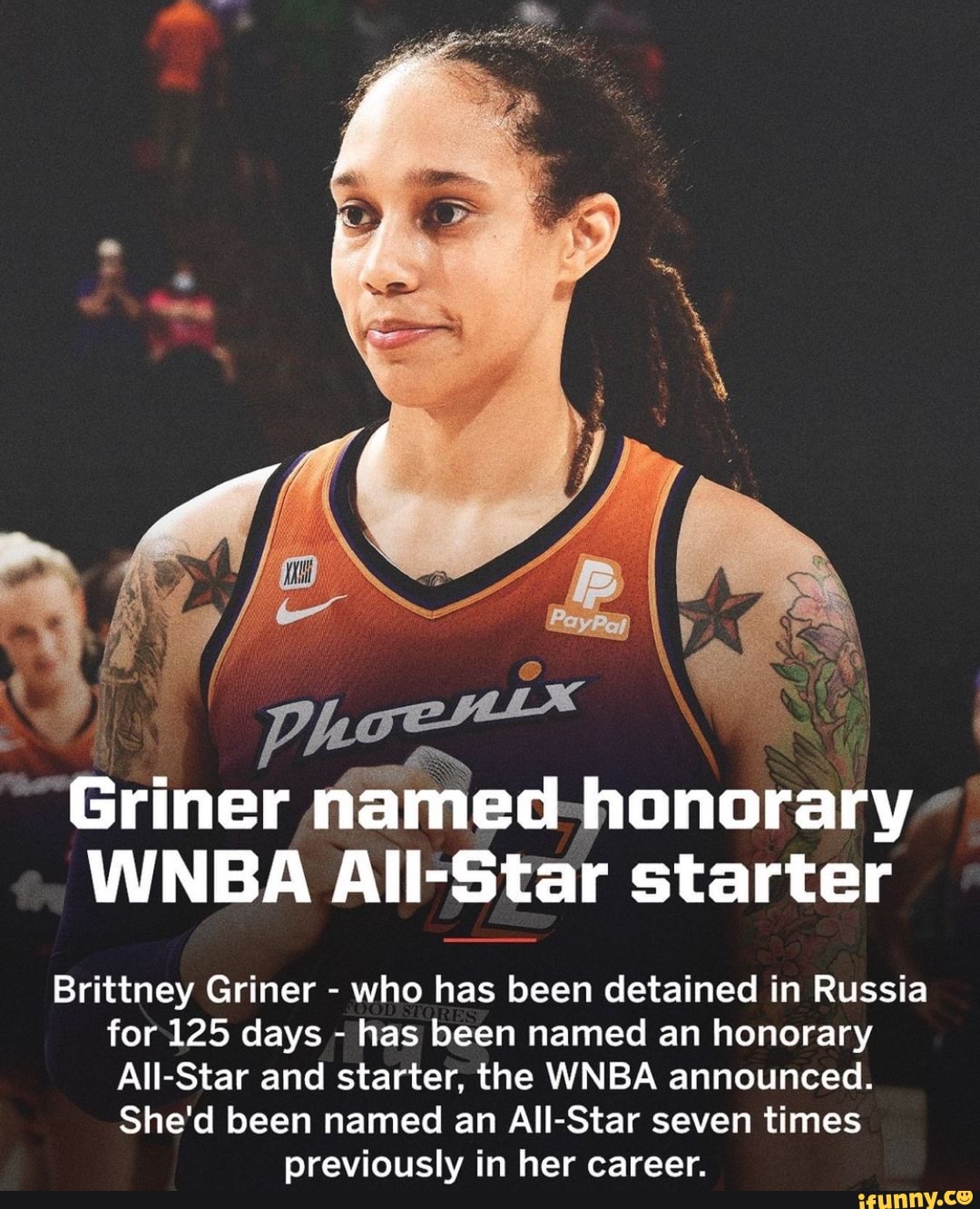 Griner Named Honorary WNBA All-Star Starter Brittney Griner - Who Has ...