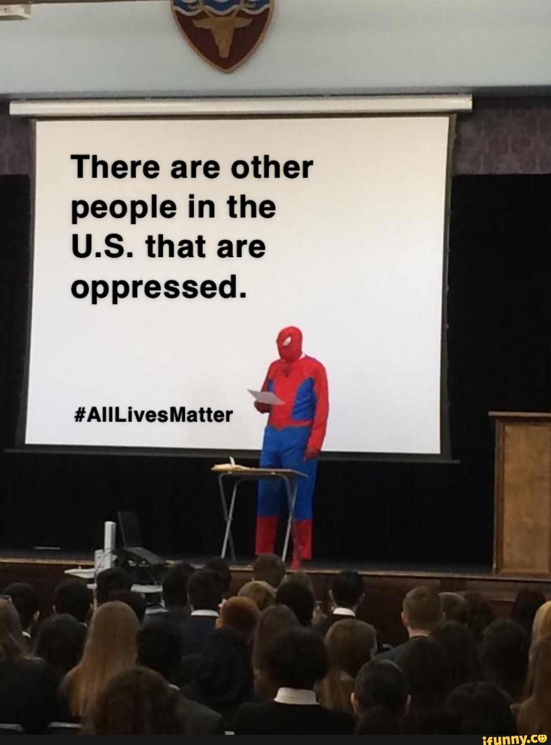 There are other
people in the
U.S. that are
oppressed.