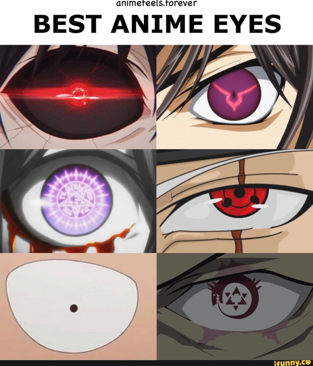 DEBATE : Best Eyes in Anime : r/anime