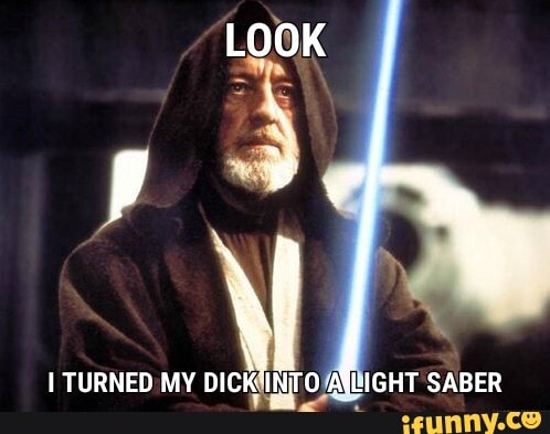 TURNED MY DICK AYLIGHT SABER
