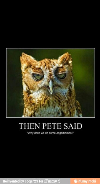 THEN PETE SAID