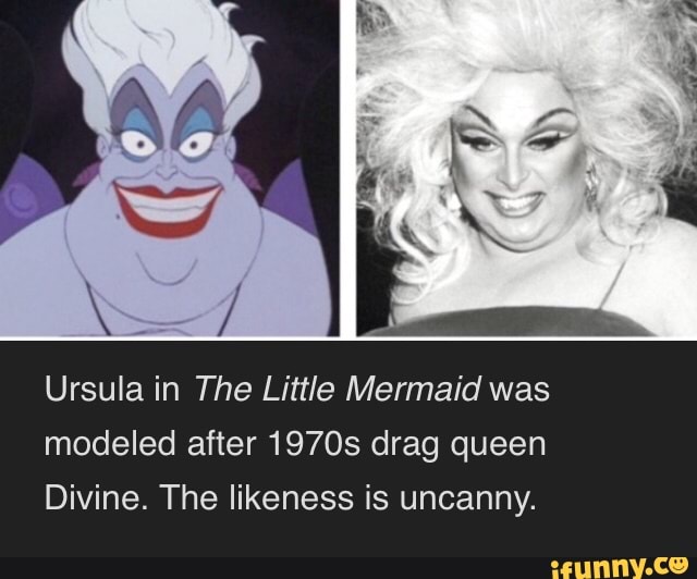 drag queen divine little mermaid