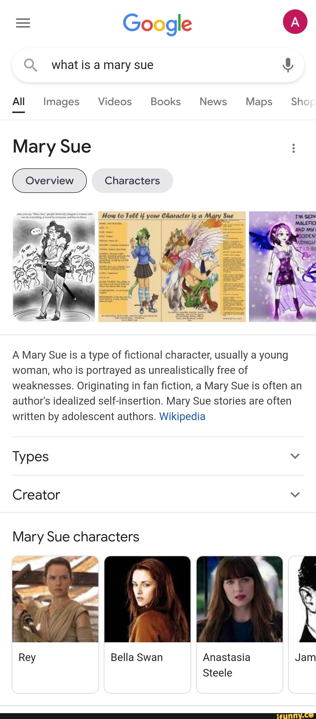 = Google Q. What Is A Mary Sue All Images Videos Books News Maps Sh ...