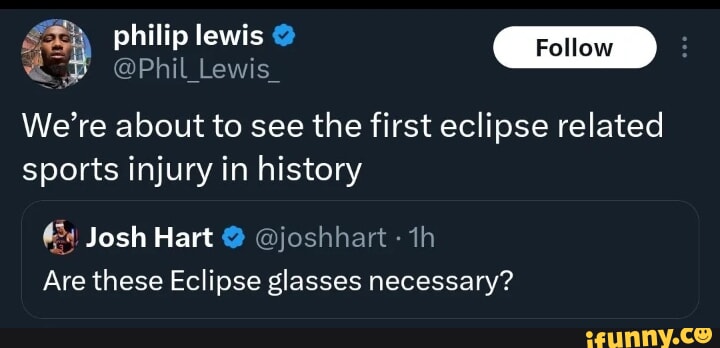 An Phil Lewis We're About To See The First Eclipse Related Sports 