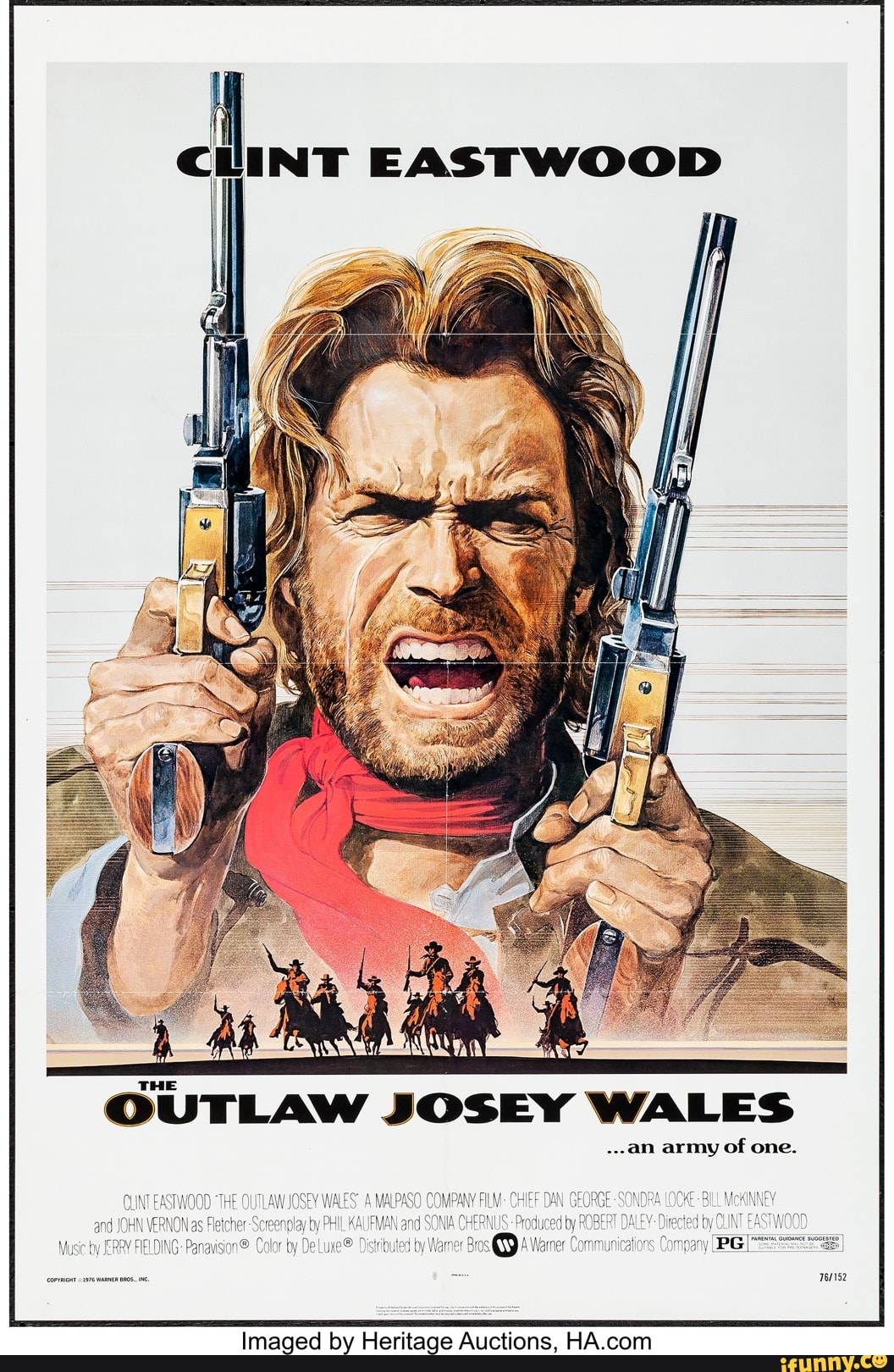 I ah
NT EASTWOOD
RCA
MT
OUTLAW JOSEY WALES
Imaged by Heritage Auctions, HA.com