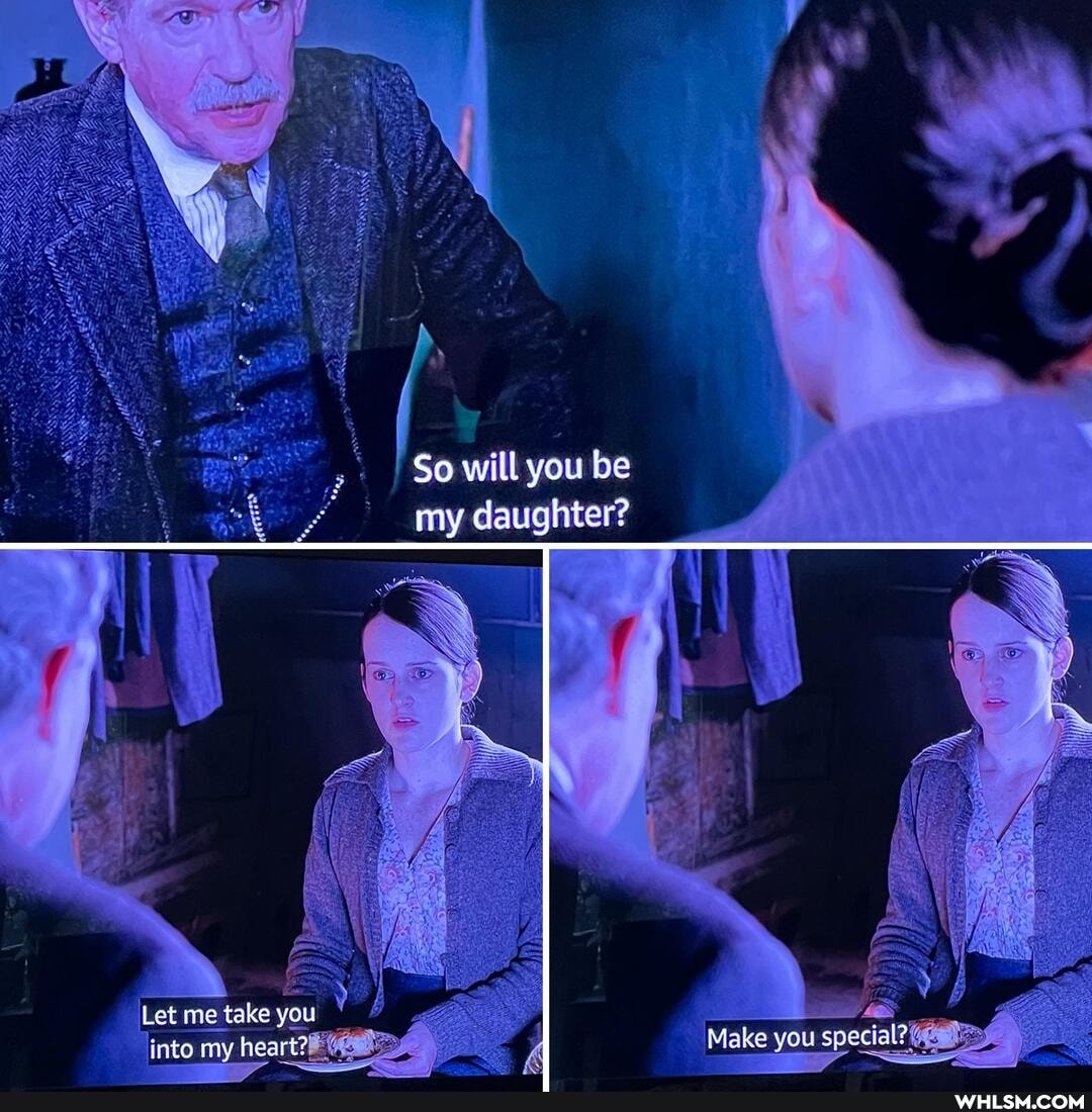 So will you be my daughter?
Let me take you
into my heart?
Into my
Make you sp