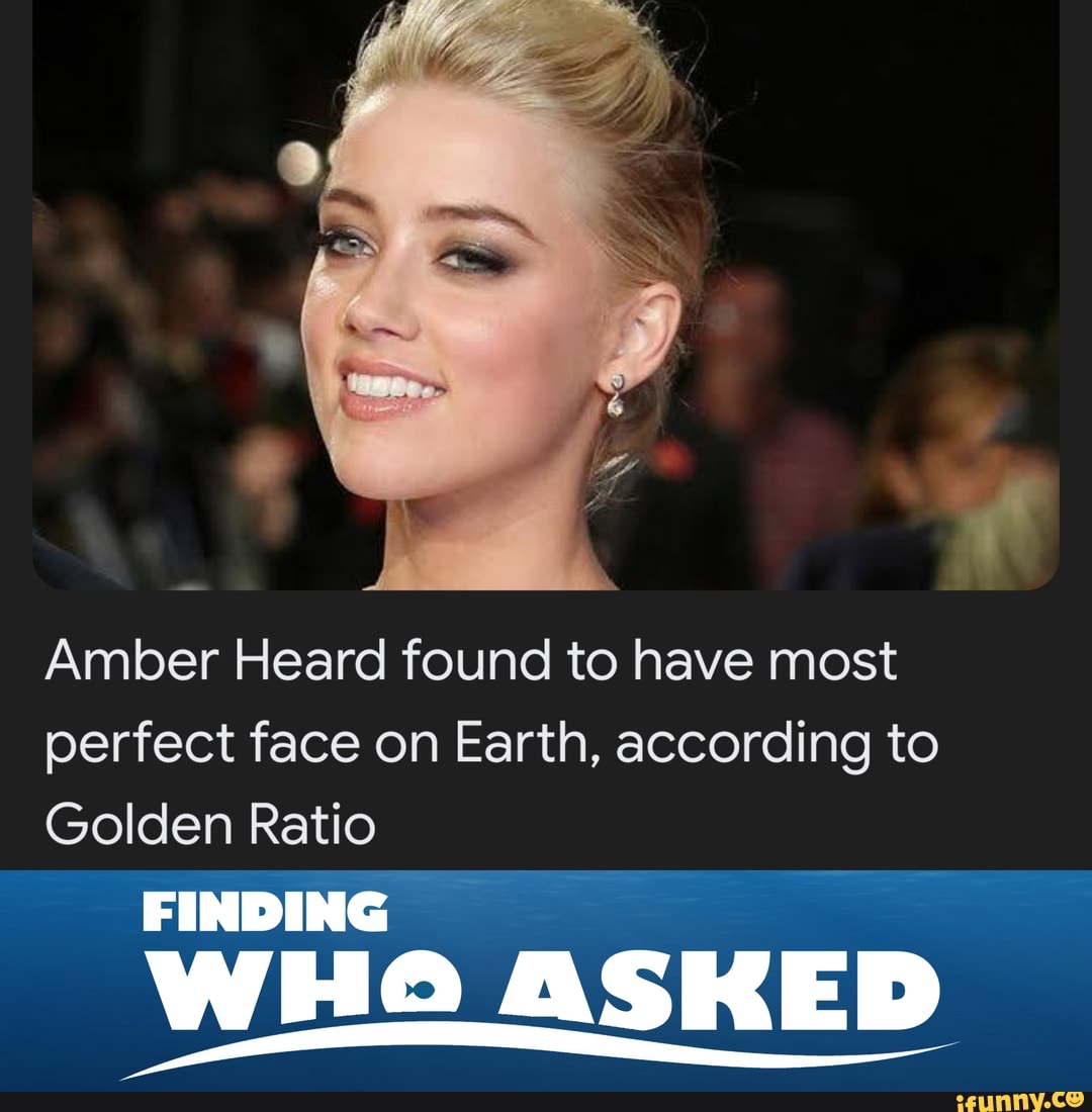 Amber Heard found to have most perfect face on Earth, according to