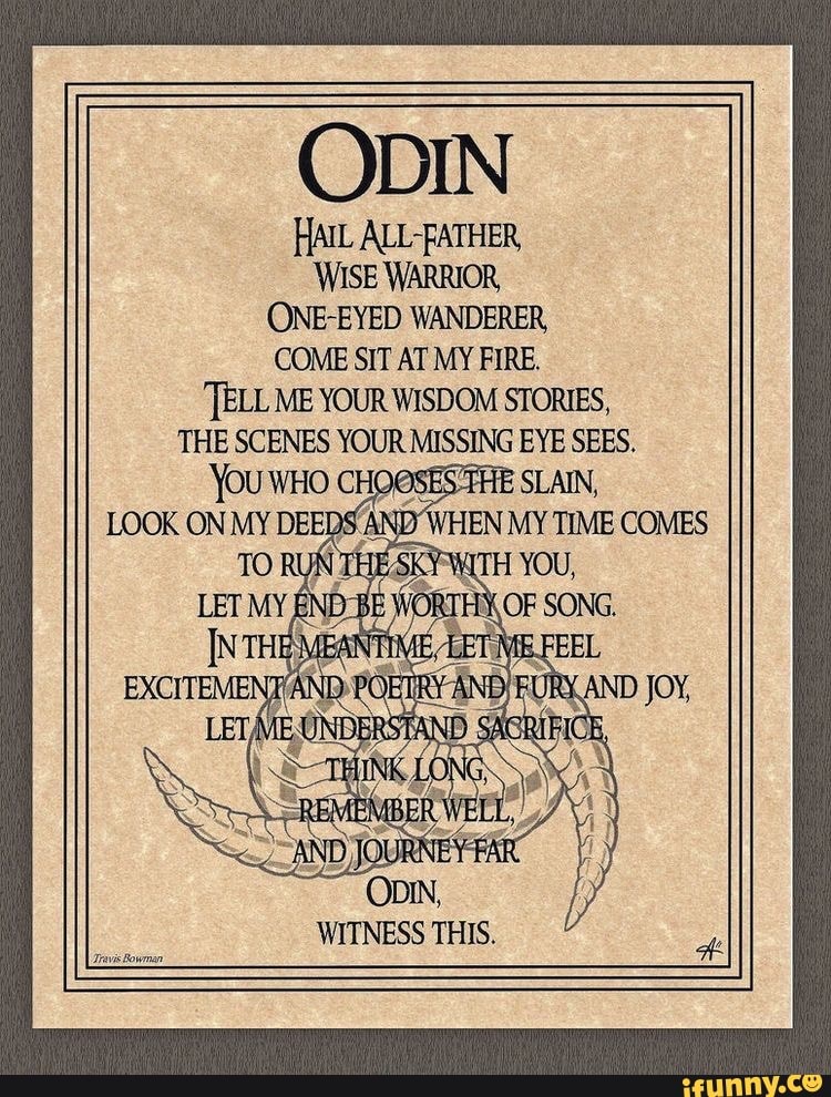 Odin – the one-eyed All-Father