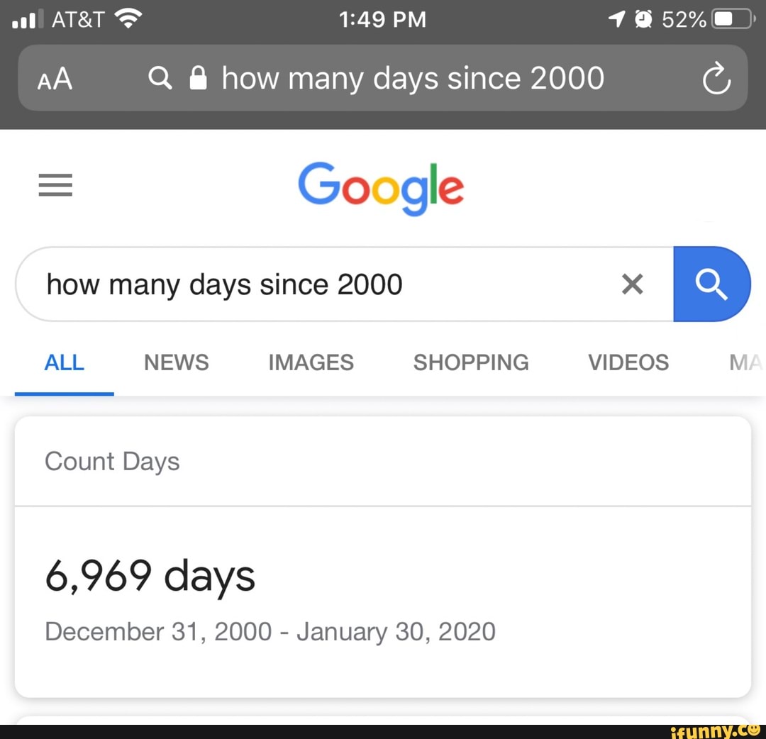 AA Q How Many Days Since 2000 E How Many Days Since 2000 X ALL NEWS ...