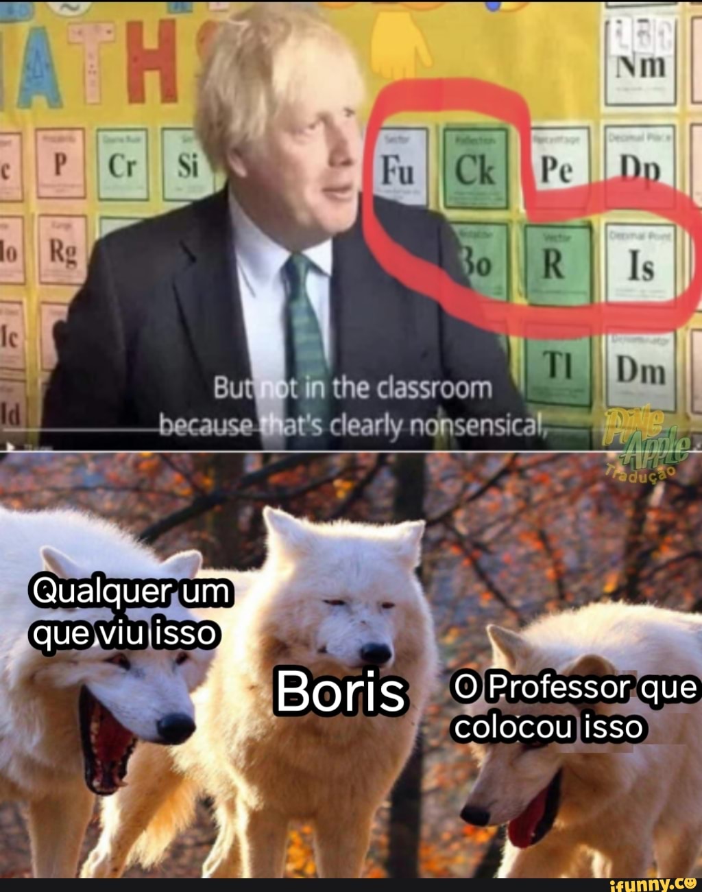Qualquer um que viuiisso!
Boris Professor que
colocou isso