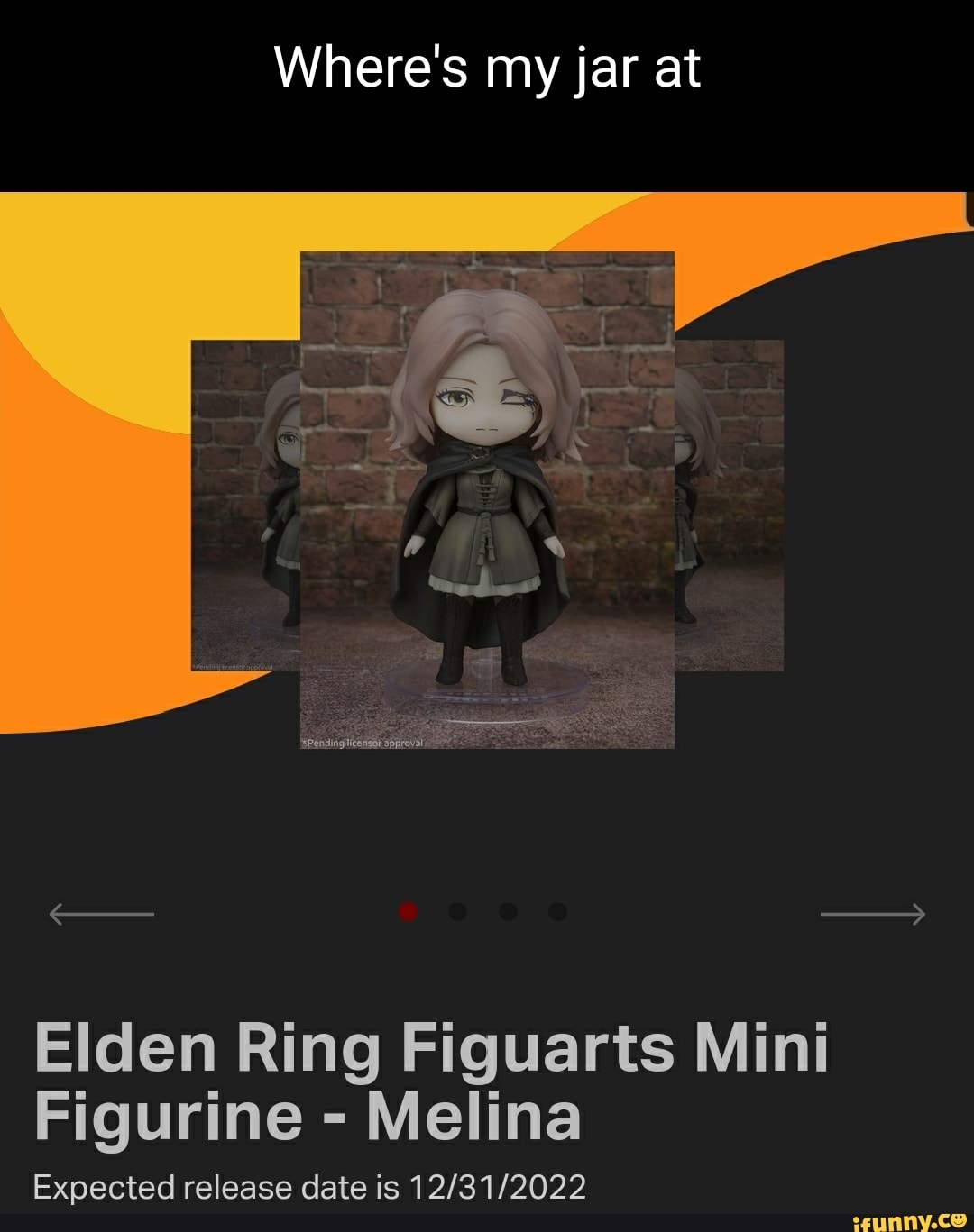 Where's my jar at Elden Ring Figuarts Mini Figurine Melina Expected