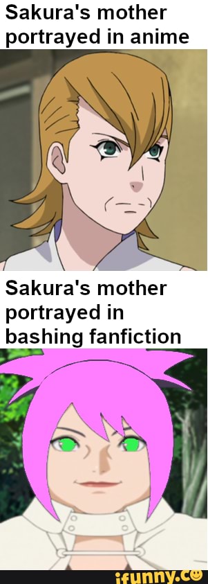 Sakura's mother portrayed in anime Sakura's mother portrayed in bashing ...