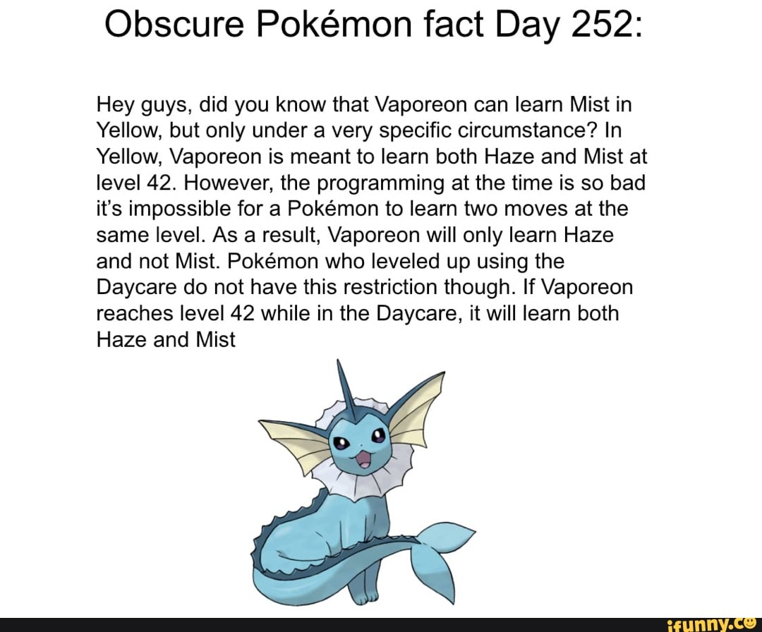 did you know vaporeon        <h3 class=